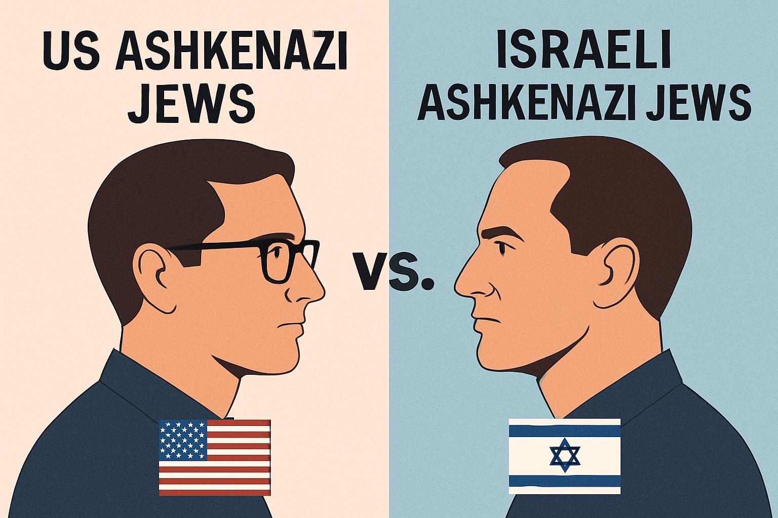 US Ashkenazi Jews vs. Israeli Ashkenazi Jews