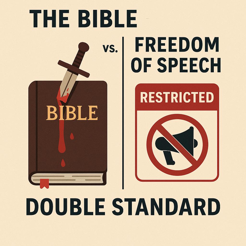 The Bible vs freedom of speech: Double standard
