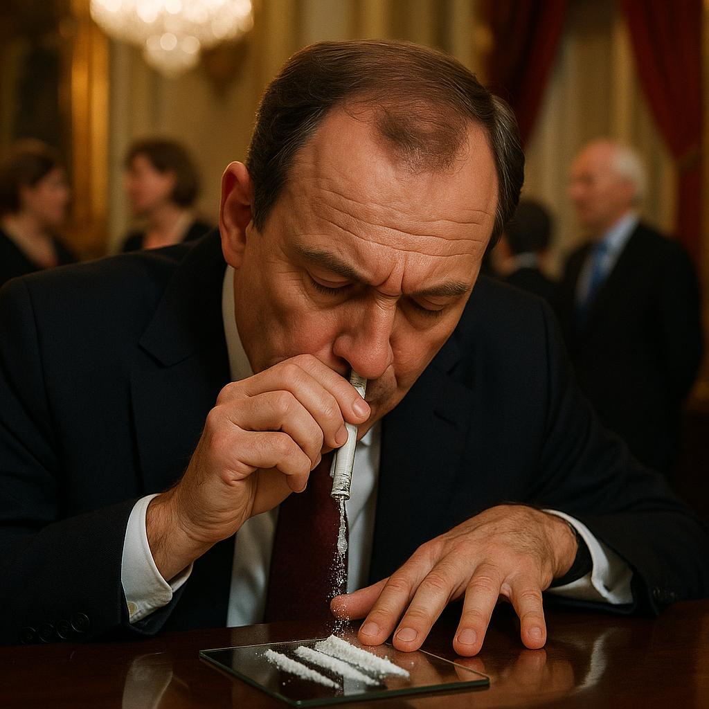 Cocaine, male prostitutes and chief of protocol as best citizen
