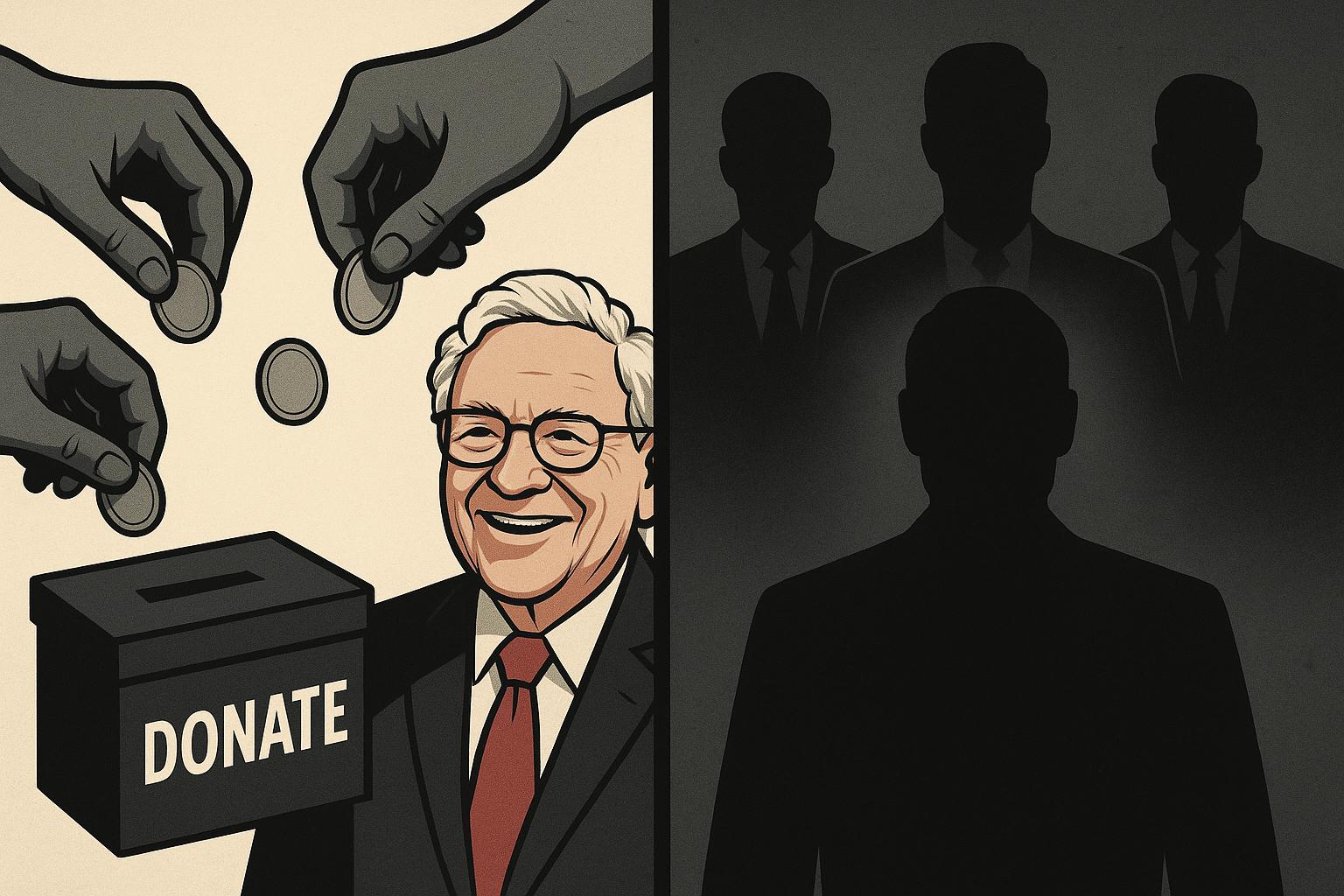 Why billionaires give. But the real rulers never do