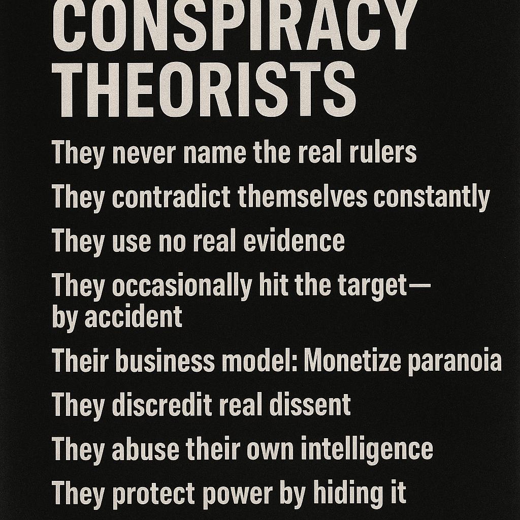 Professional conspiracy theorists: False prophets
