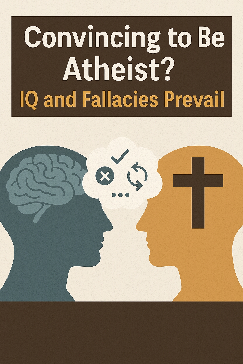 Convincing to be atheist? IQ and fallacies prevail