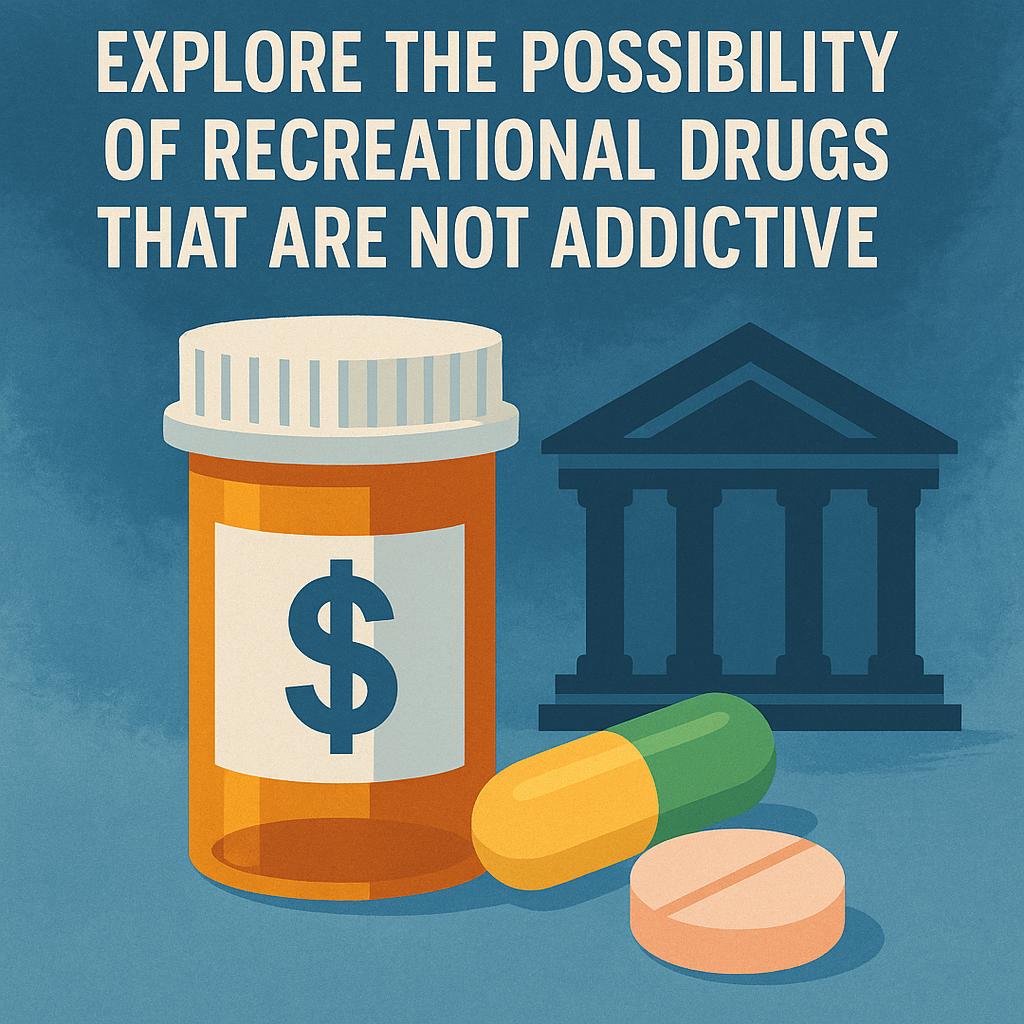 Explore the possibility of recreational drugs that are not addictive