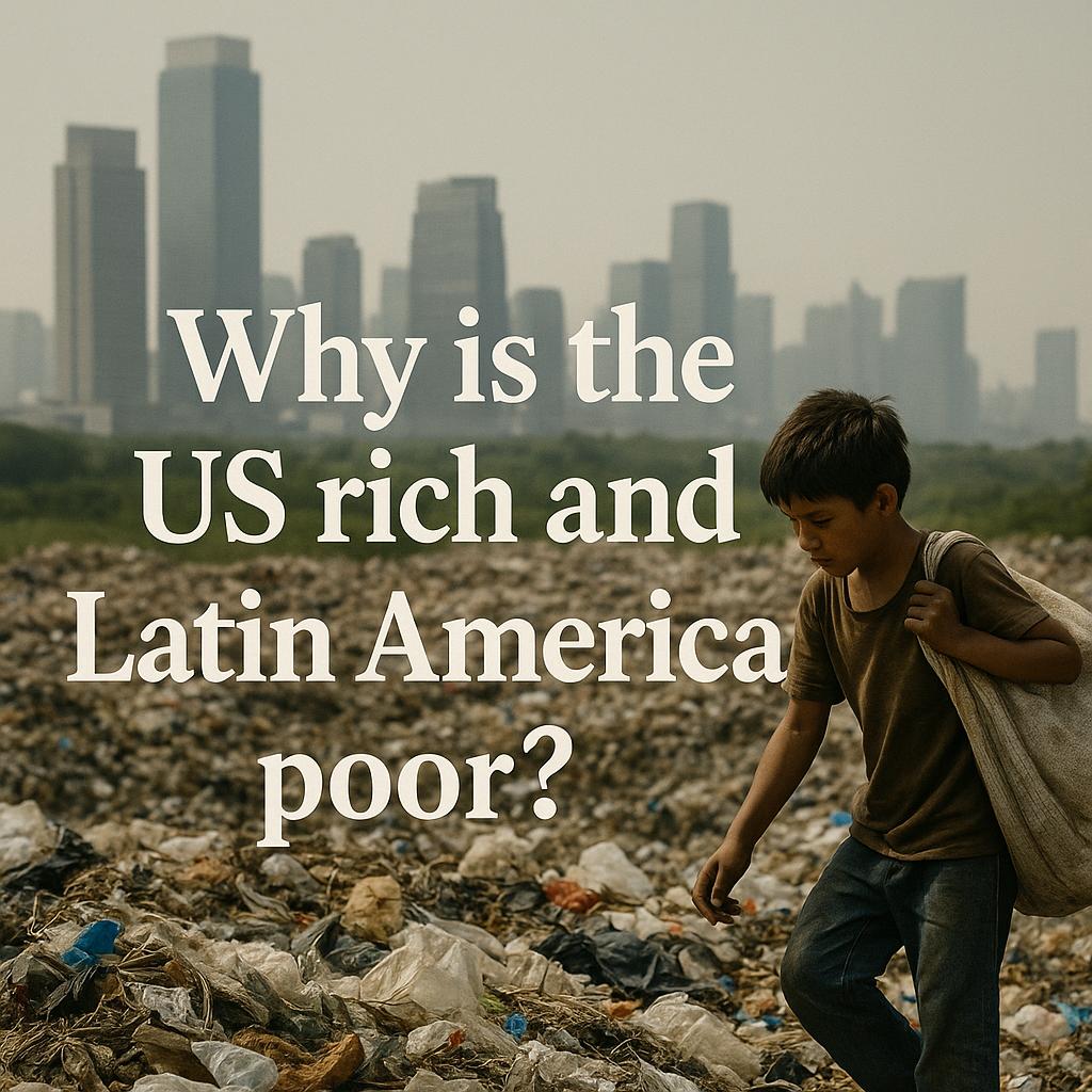 Why the US is rich, Latin America poor?