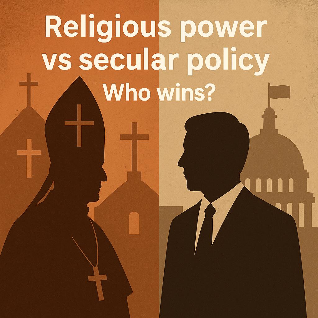 Religious power vs secular policy: Who wins?