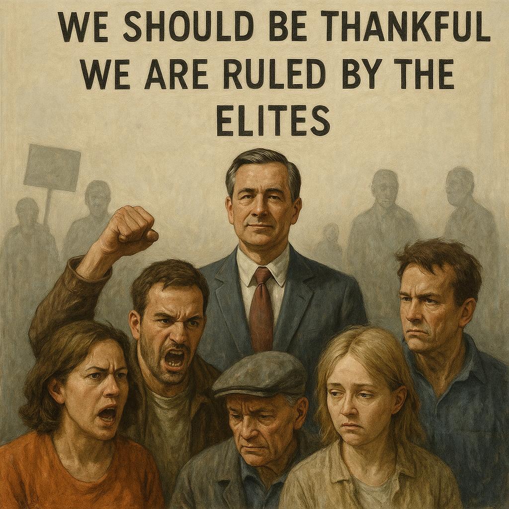 We should be thankful we are ruled by the elites