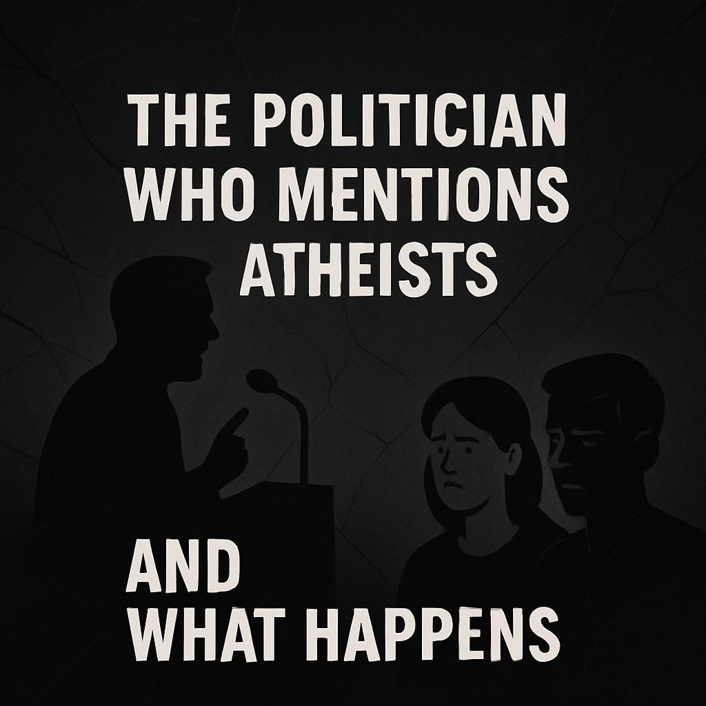 The politician who mentions atheists – And what happens
