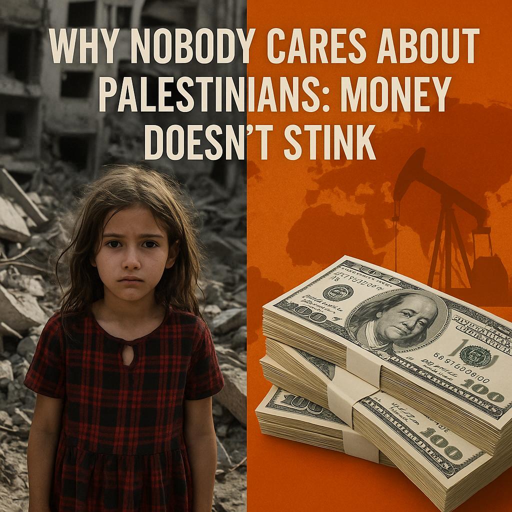 Why nobody cares about Palestinians: Money doesn’t stink