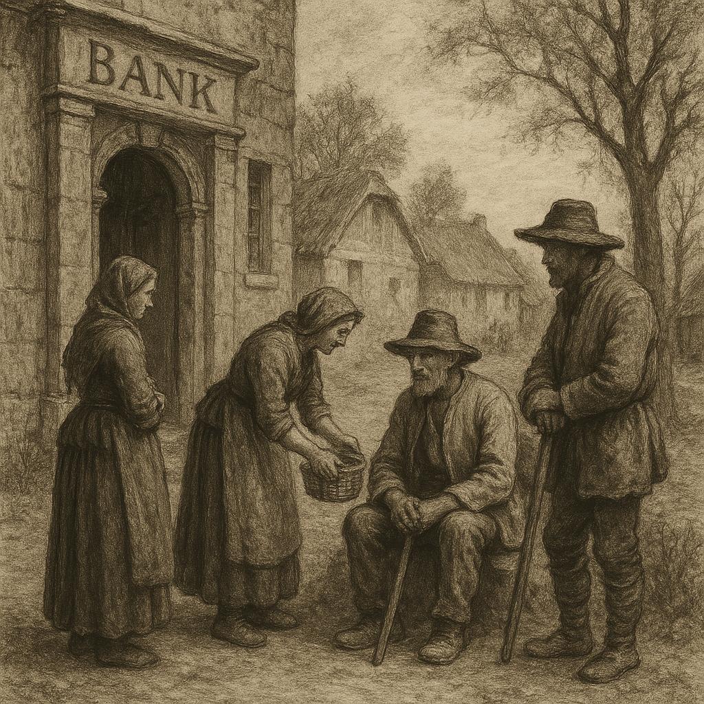 200 years of a bank, 200 years of human misery