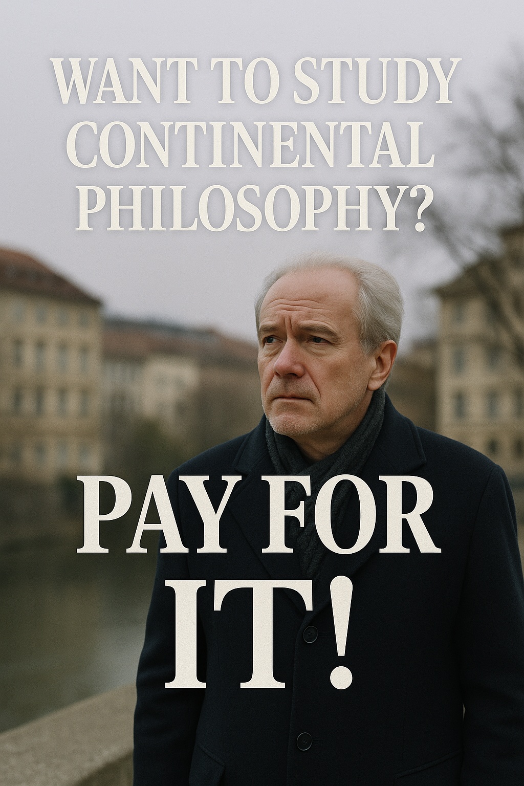 Want to study Continental philosophy? Pay for it!