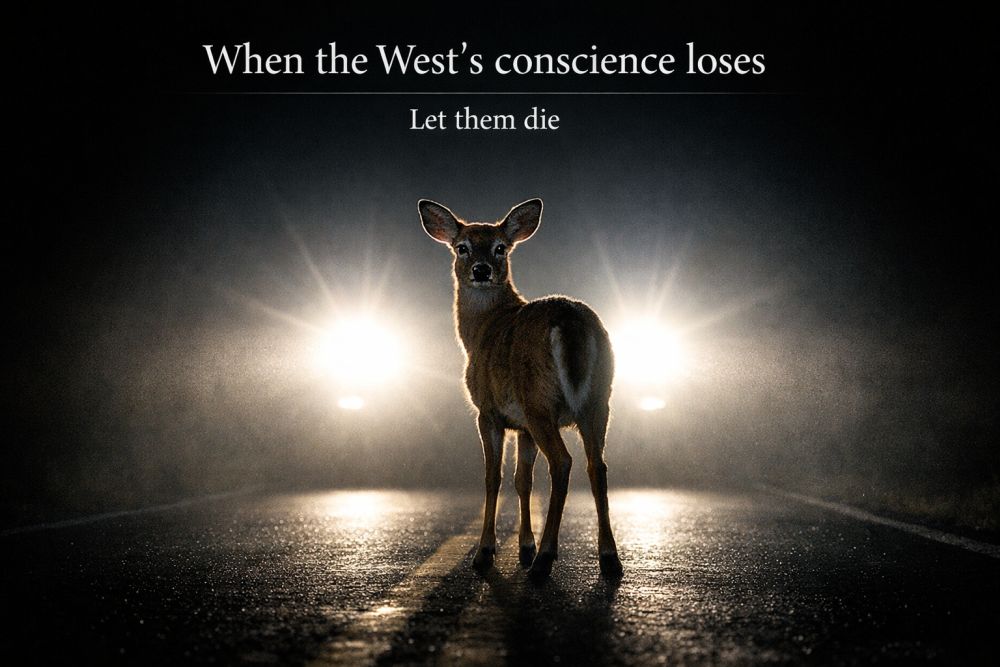 When the West’s conscience loses: Let them die