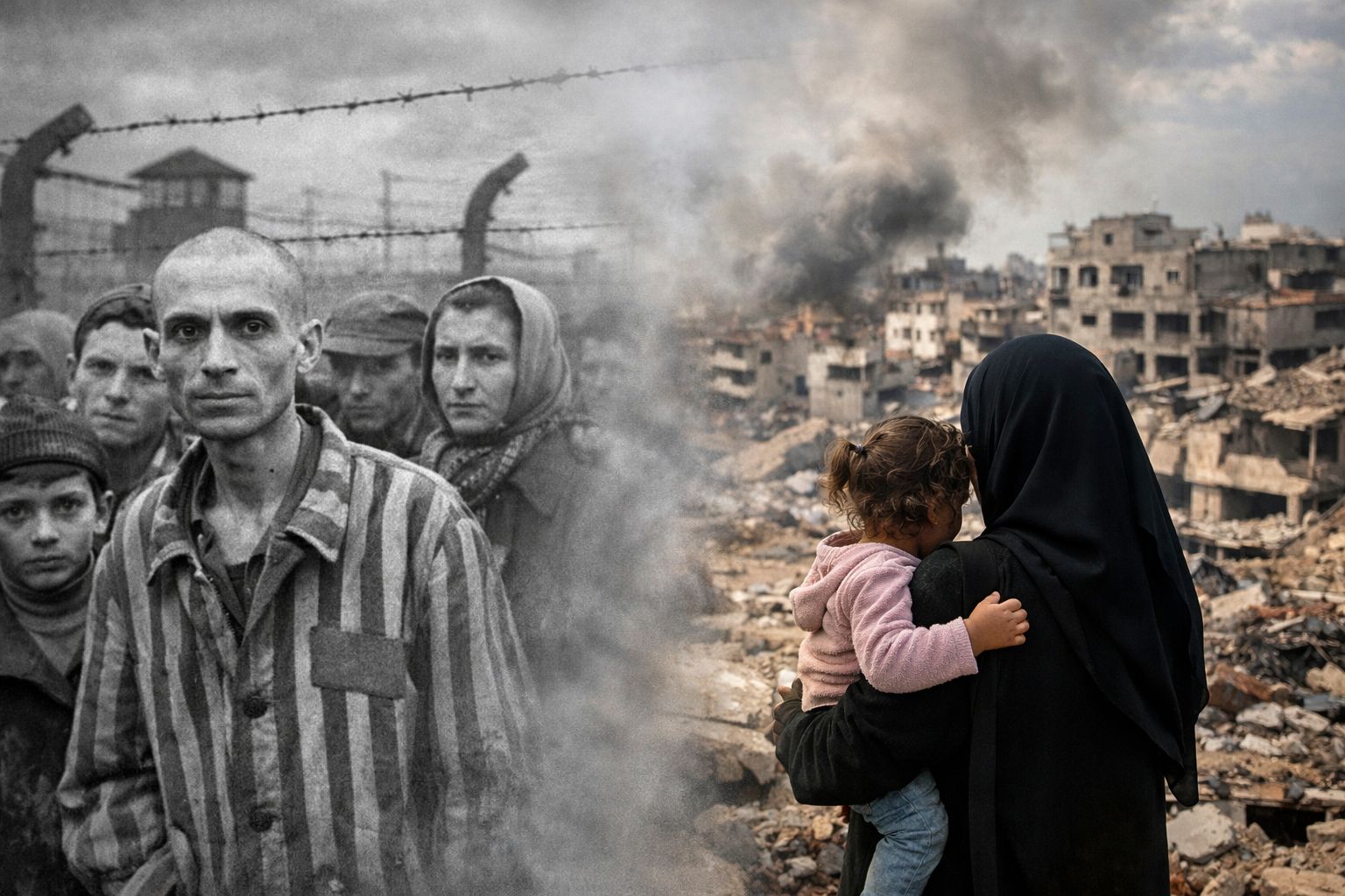 Sympathy for Holocaust and Gaza
