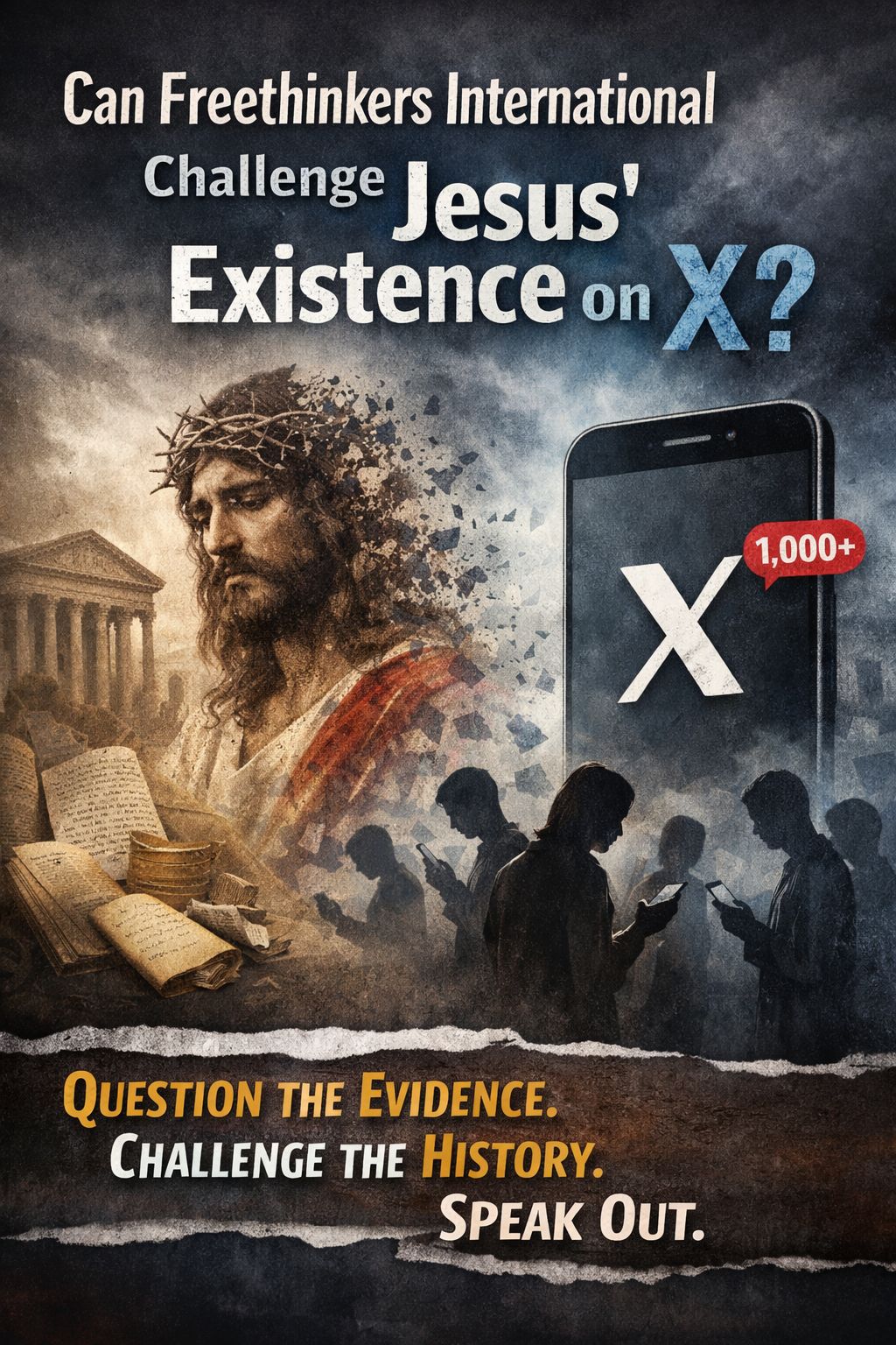 Can Freethinkers International challenge Jesus’ existence on X?