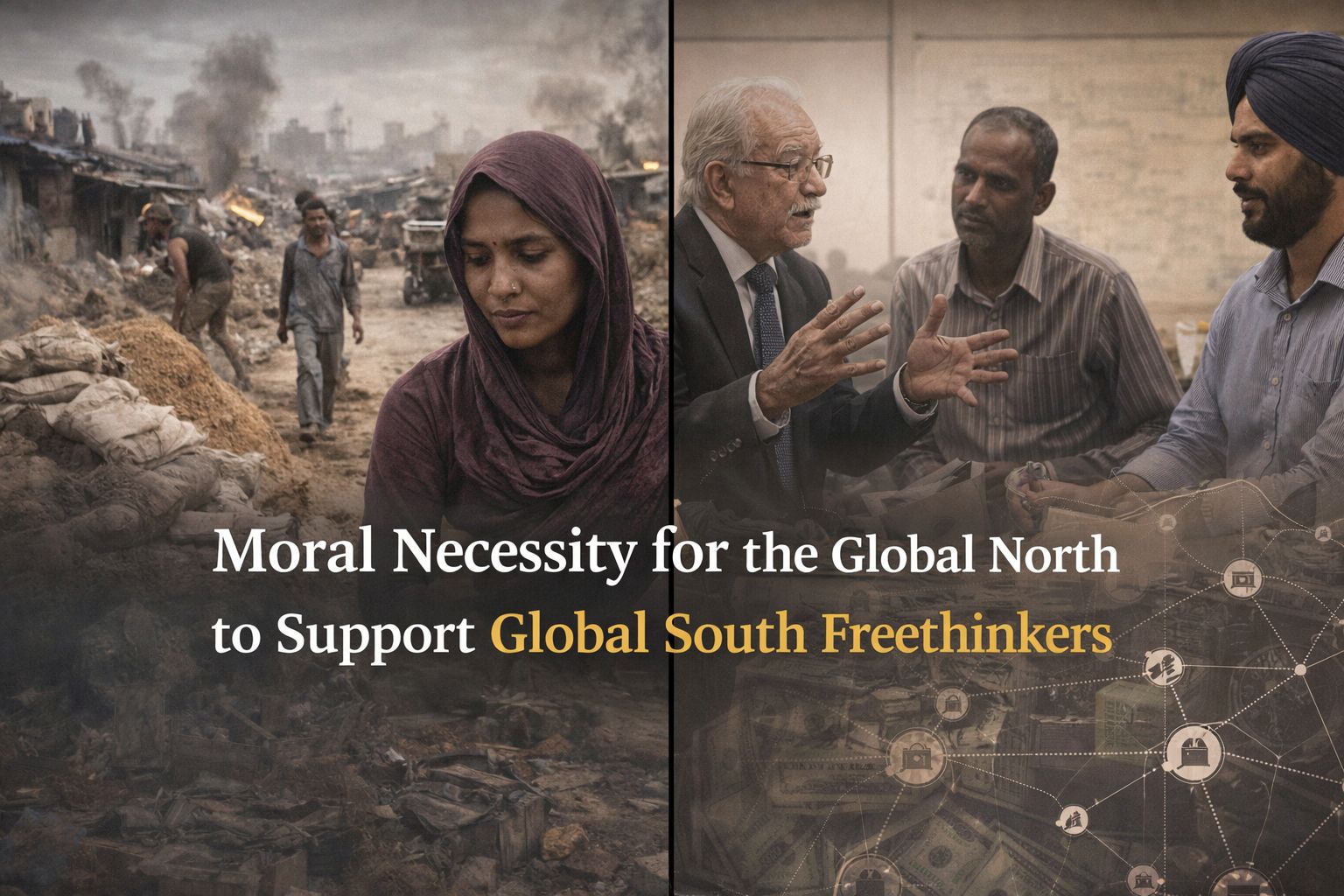 How we exploit the South: Moral need to support freethinkers