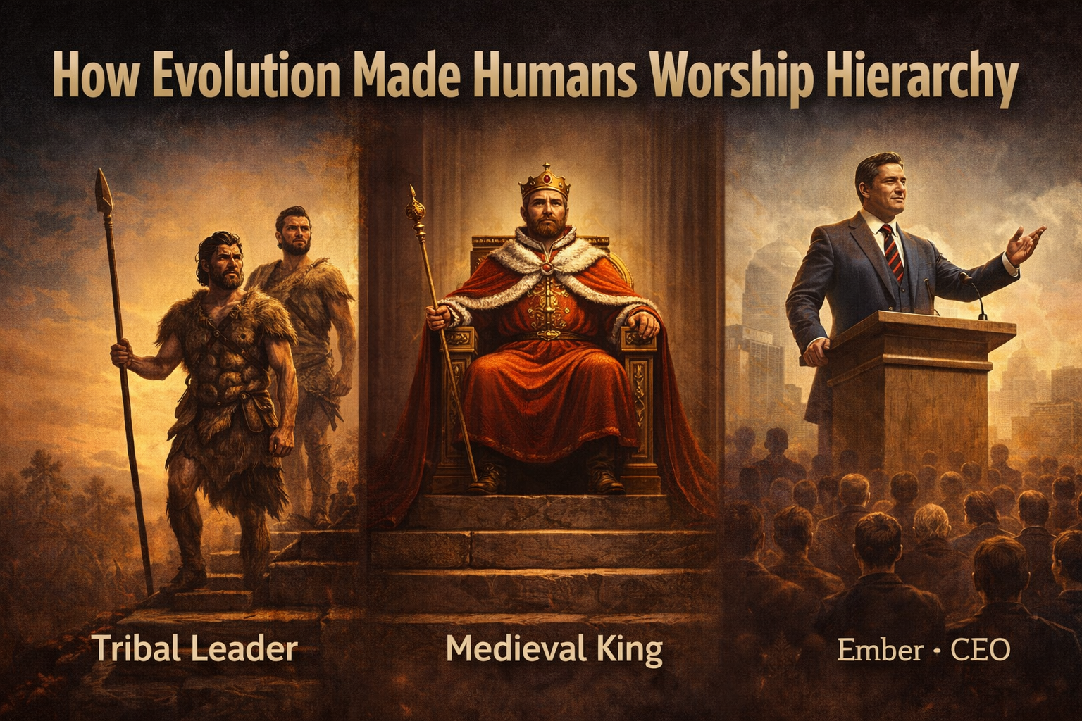 How evolution made humans worship hierarchy