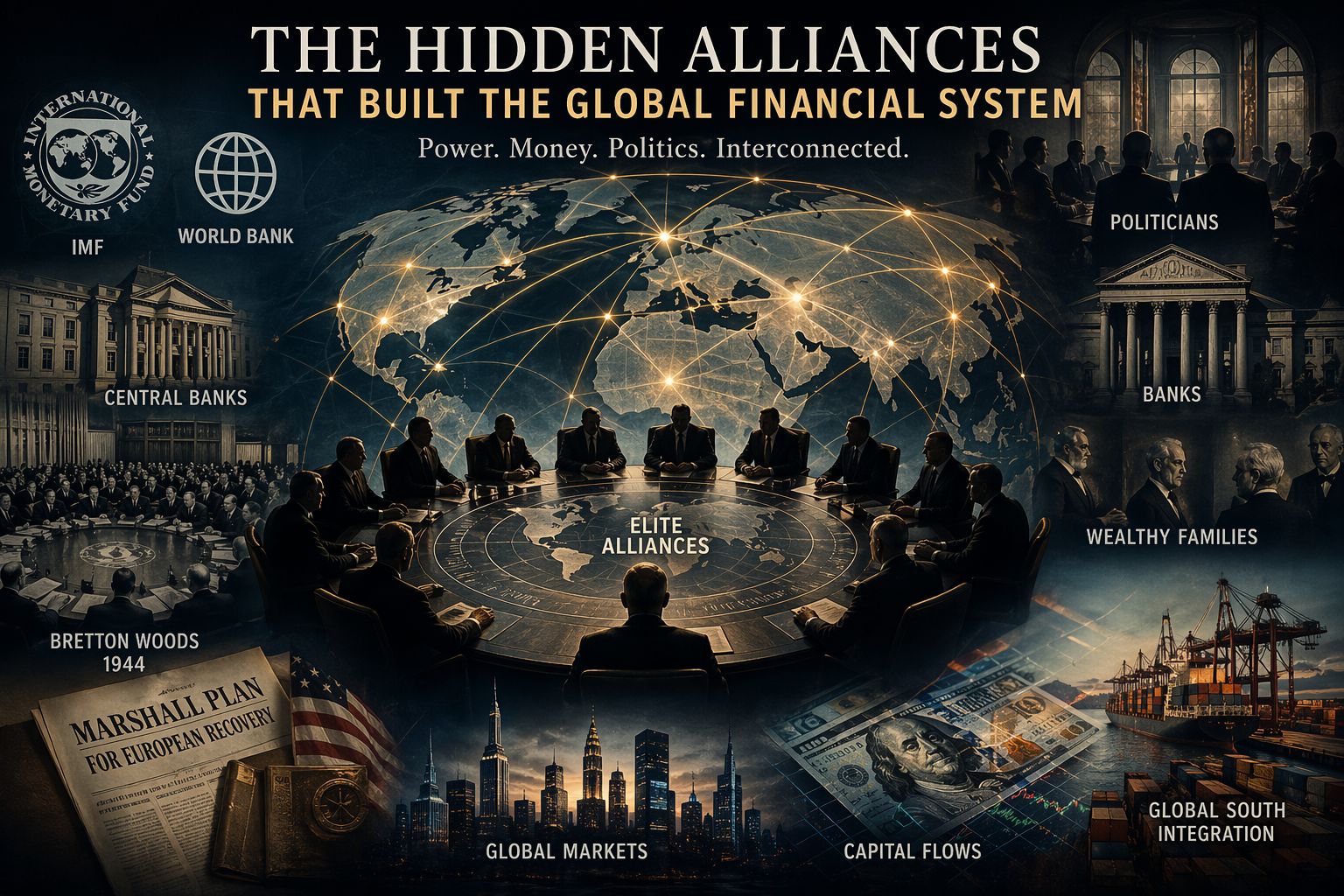 Who built the global financial system? Power alliances