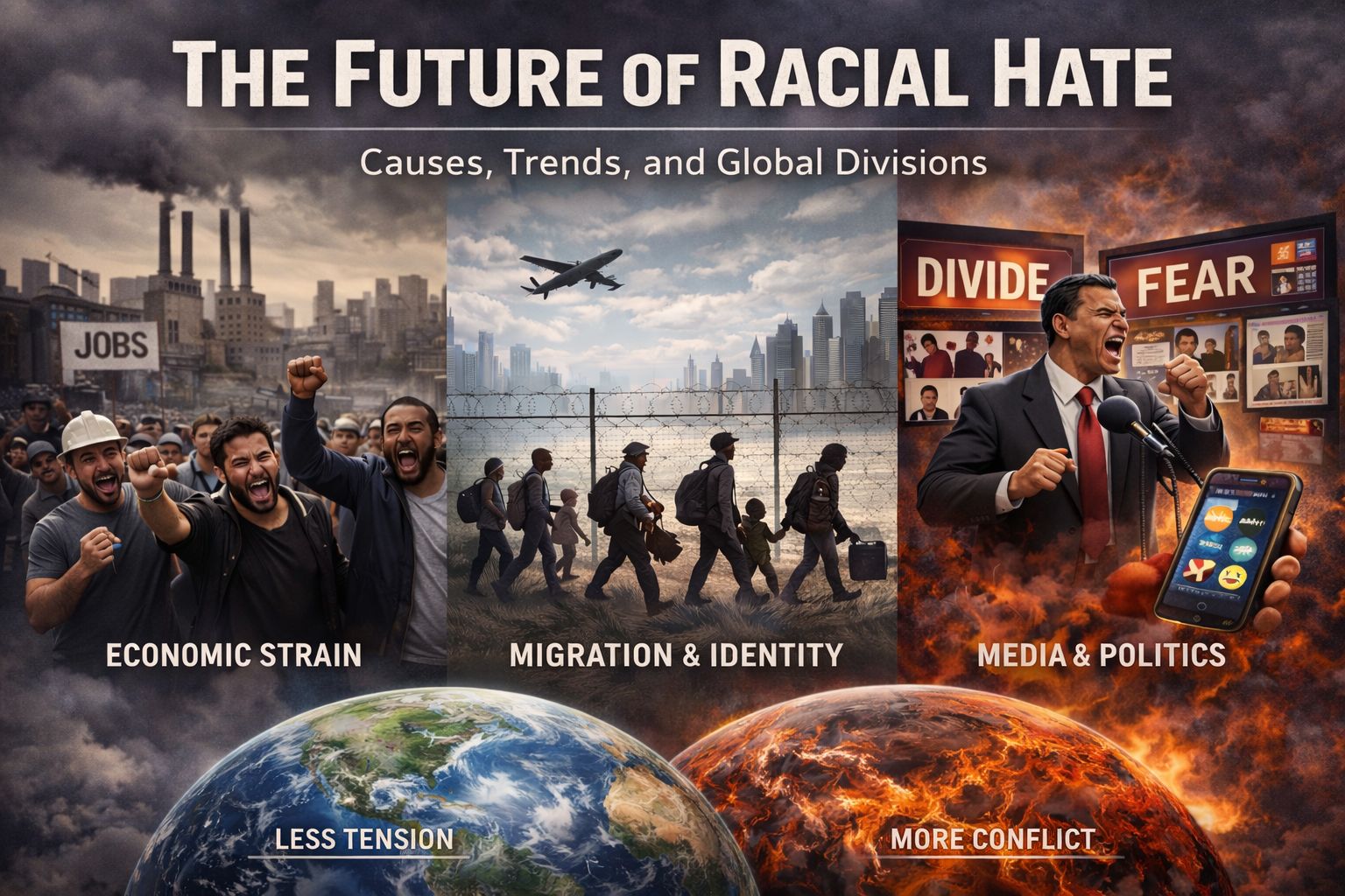 Prediction of racial hate in the world