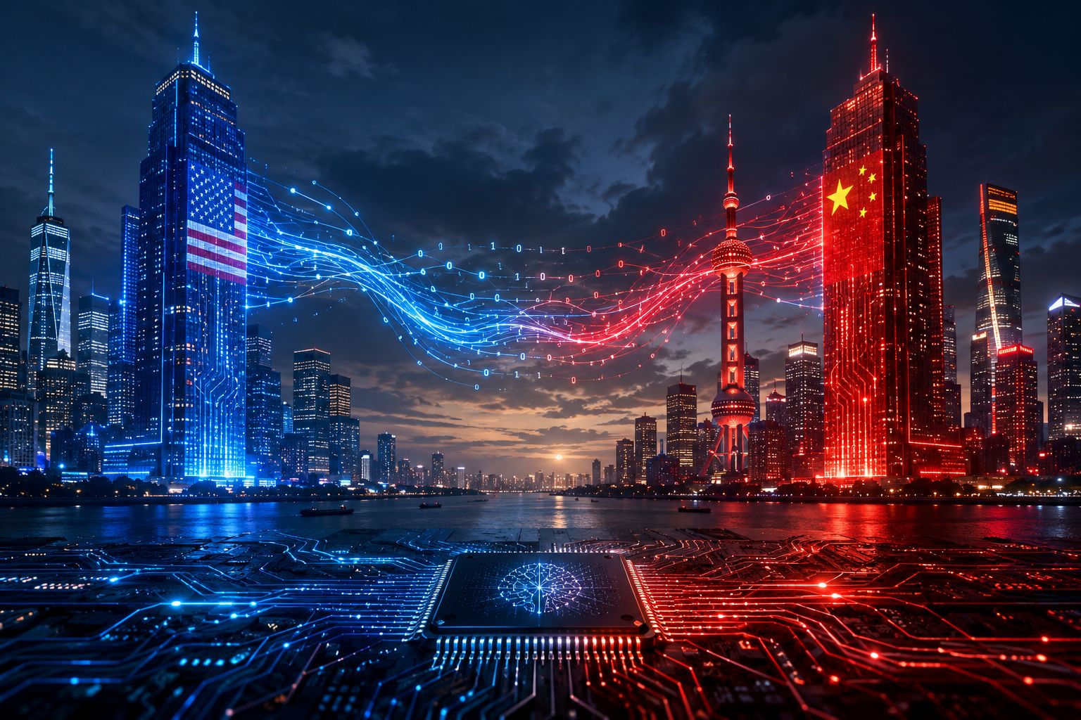 When stealing accelerates progress: The AI race between the US and China