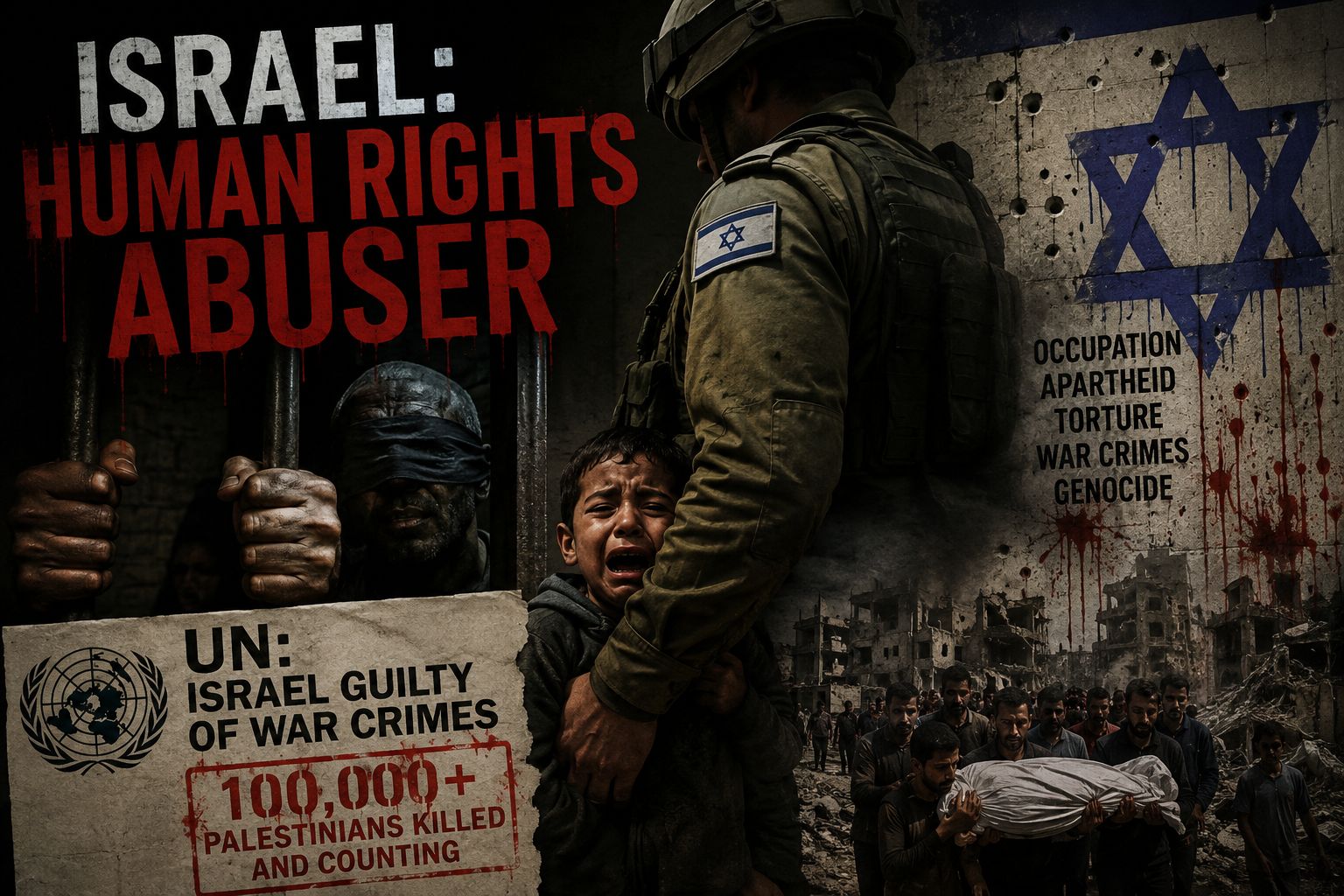 Israel tortures and kills people and it isn’t even trying to hide it