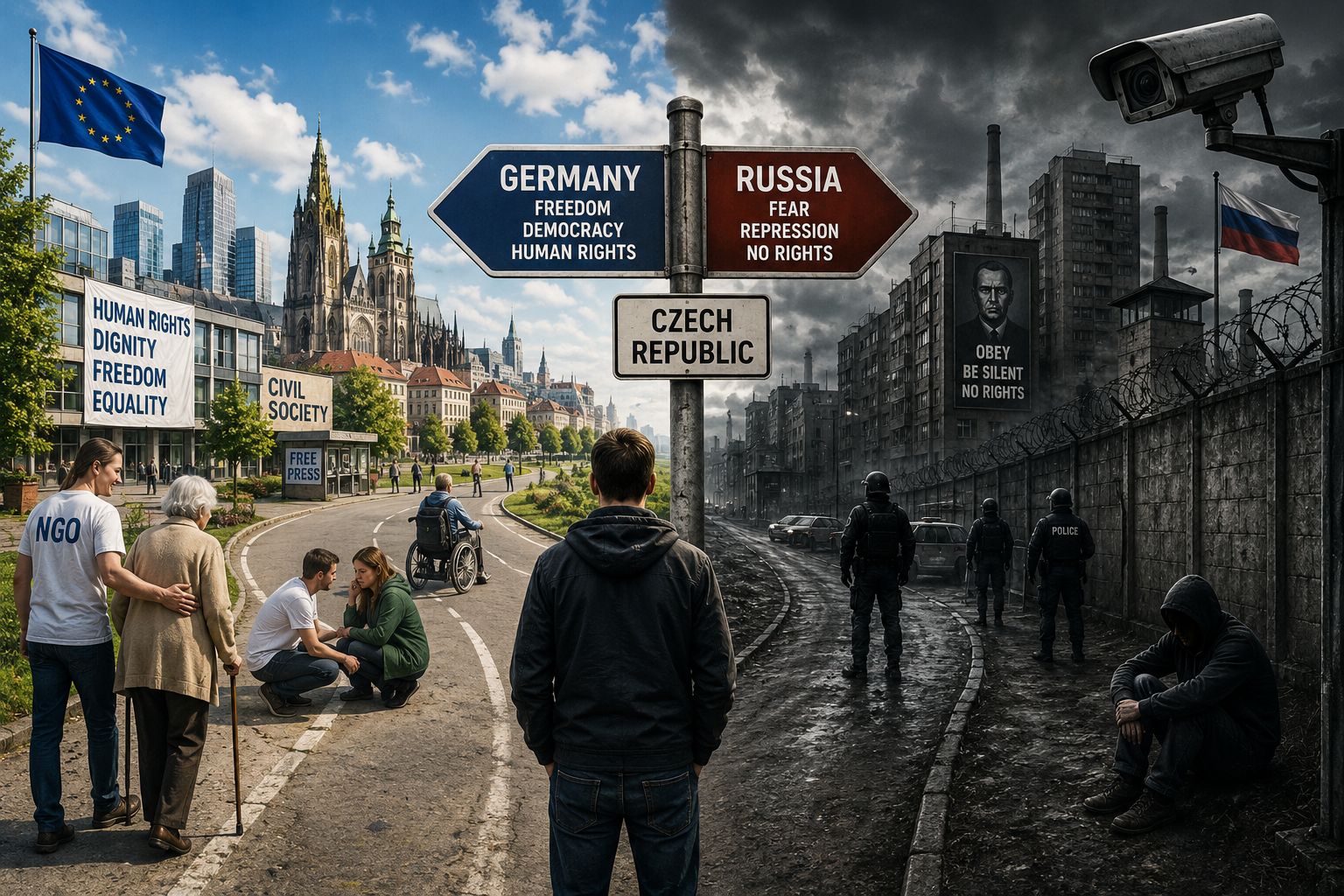 We hate human rights and NGOs? Go and live in Russia or China