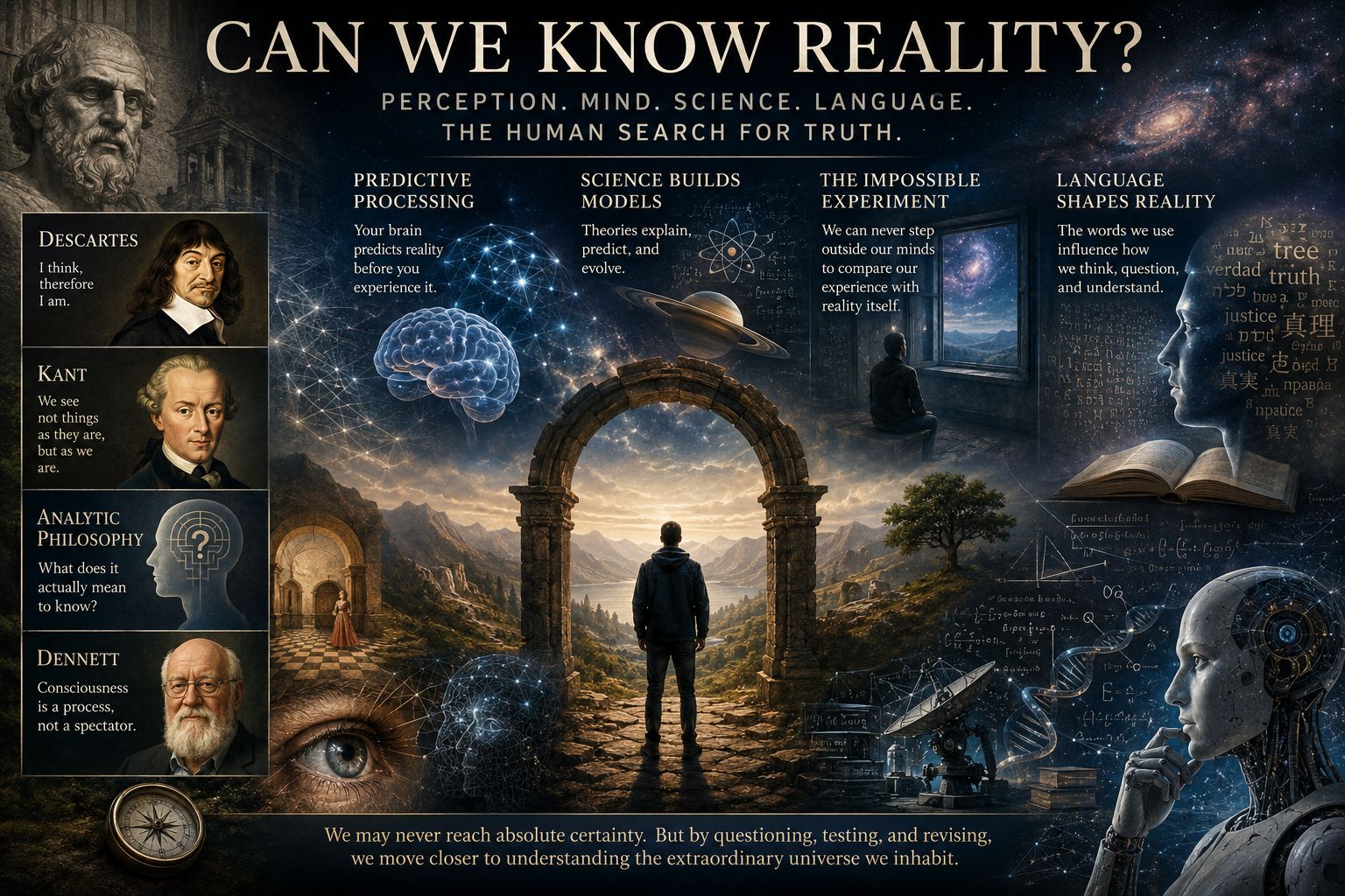 Everything you see may be an illusion. Can we ever know reality?