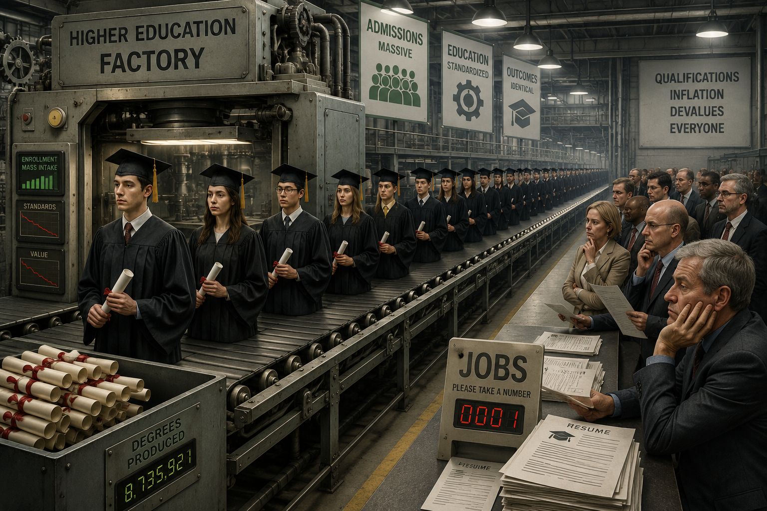 World’s university student inflation: Has higher education become too common?