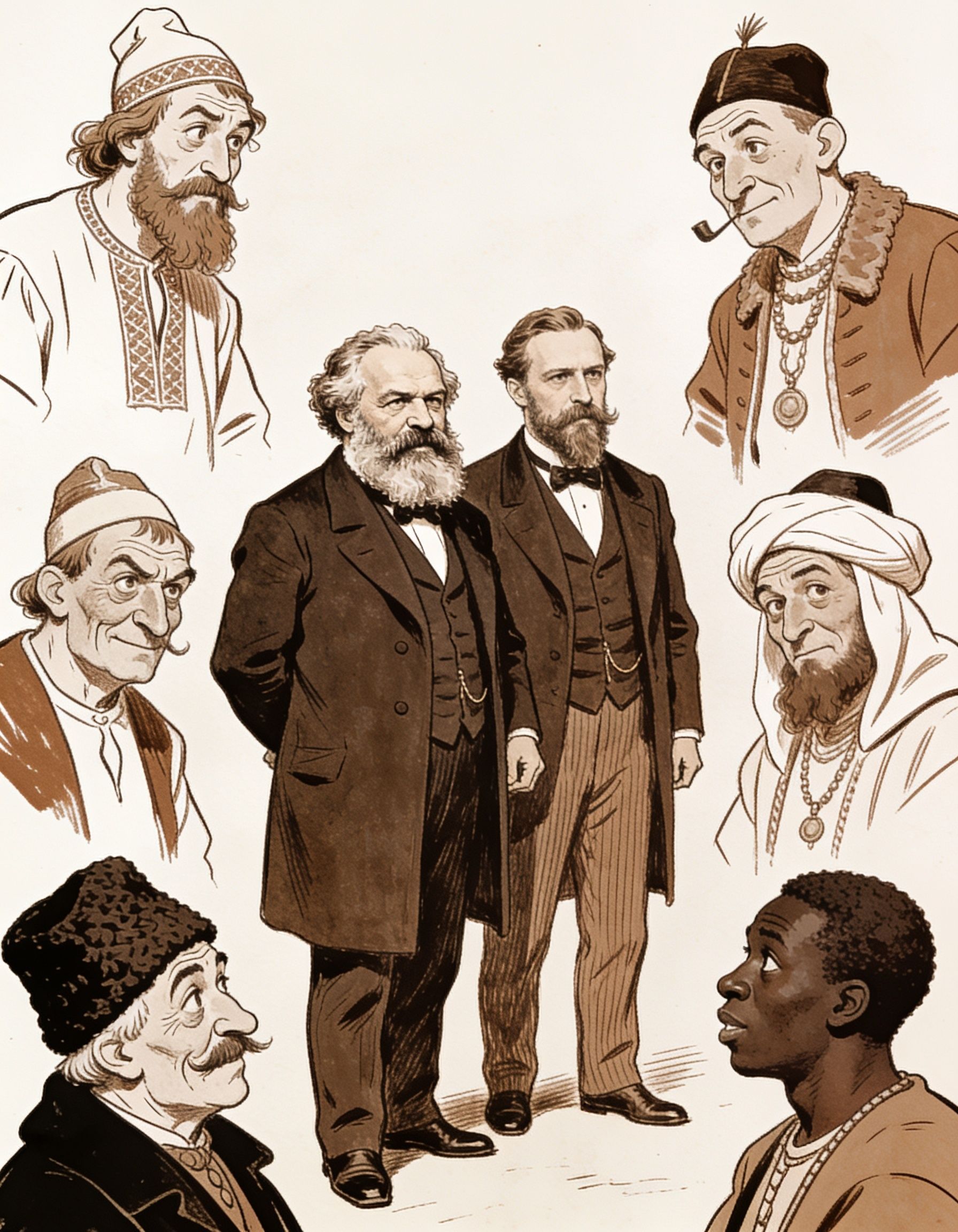 Marx and Engels’ disgusting remarks about Slavs, Jews and Blacks
