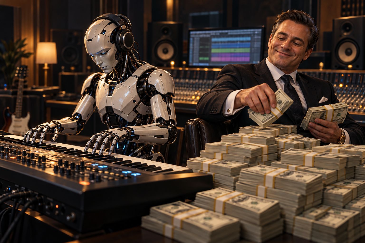 Music labels oppose AI, but they have to accept it